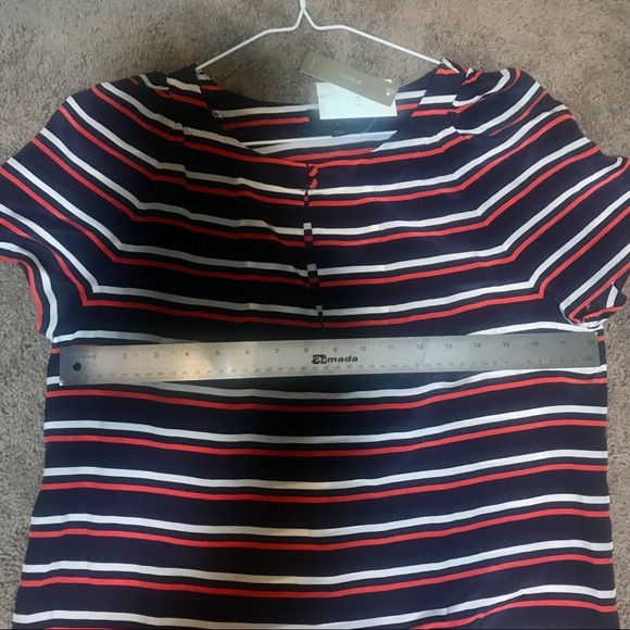 J. Crew Striped Silk Dress NWT - Picture 6 of 6
